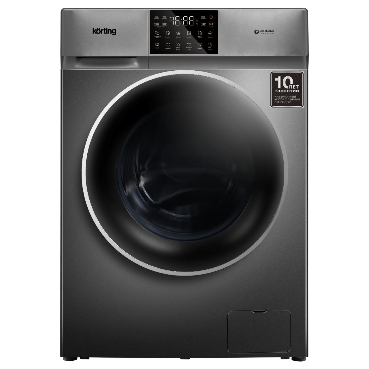 Отдельностоящая стиральная машина с паром Korting KWM 60DV1297 Gr RU